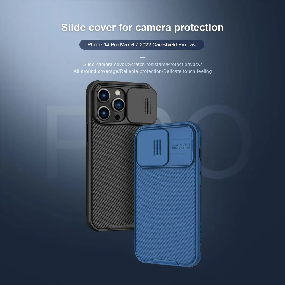 NILLKIN for iPhone 14 13 12 Pro Max Plus case Back cover CamShield Camera Protection cases coque for iPhone 12 Pro Mini Case