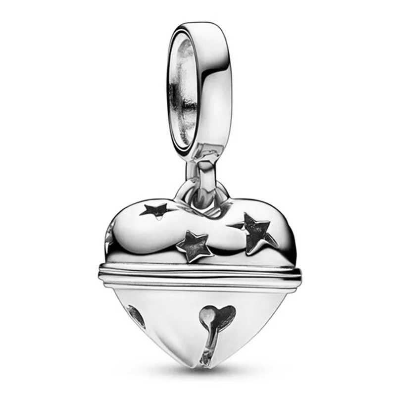 925 Silver Color Charm Beads Pendant DIY Brand Bracelets Necklaces For Women Men Jewelry Accessorie Dropshipping ﻿Gift