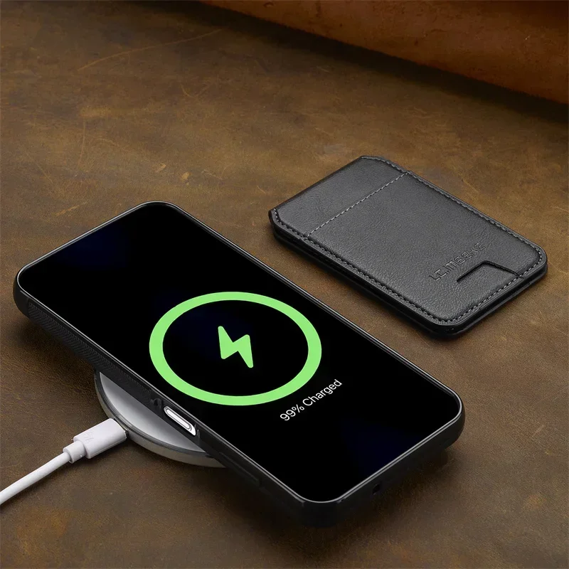 Etui S25 S24FE Funda for Samsung Galaxy S23 S22 S21 S25 Ultra S25+ S20 S23 FE S22+ Plus 5G Luxury Magnetic Card Slot Phone Case