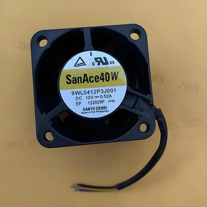 

1 шт. Новый вентилятор охлаждения 9WL0412P3J001, 4028, DC12V, 0.52A, 4CM, IP68, 4-контактный