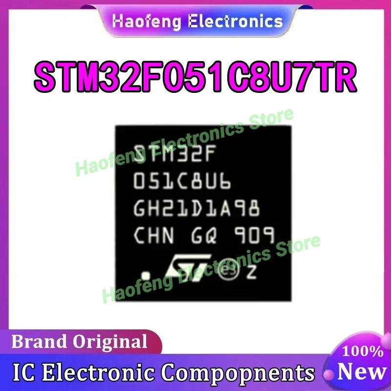 Nuevo chip microcontrolador Original STM32F051C8U7TR UFQFN-48 en stock