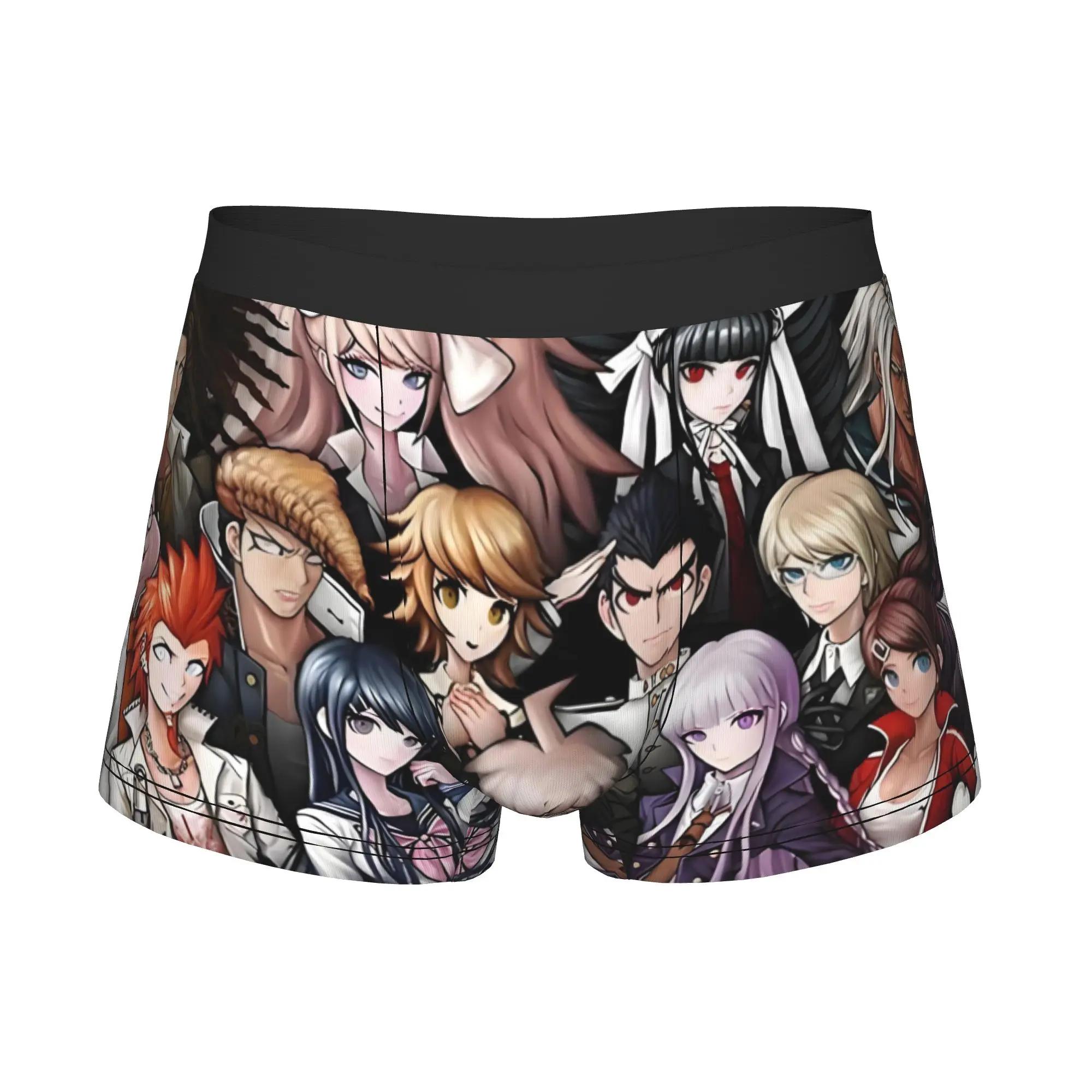 Anime Danganronpa  Underwear Men Printed Trigger Happy Havoc  Boxer Shorts Panties Briefs Breathable Underpants
