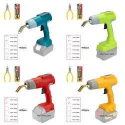 Plastics Welding Nail Gun Cordless 80W for Ryobi/Dewalt/Milwaukee/Makita with 600pcs Welding Nail Led Light Power Tool