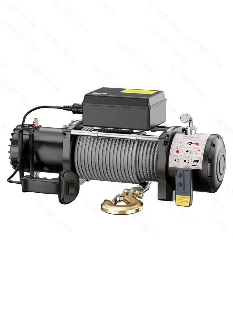 

Vehicle Self-rescue Off-road Winch 3000lbs 12V 24V Off-road Vehicle Winch Electric Winch Traction for Vehicle Crane