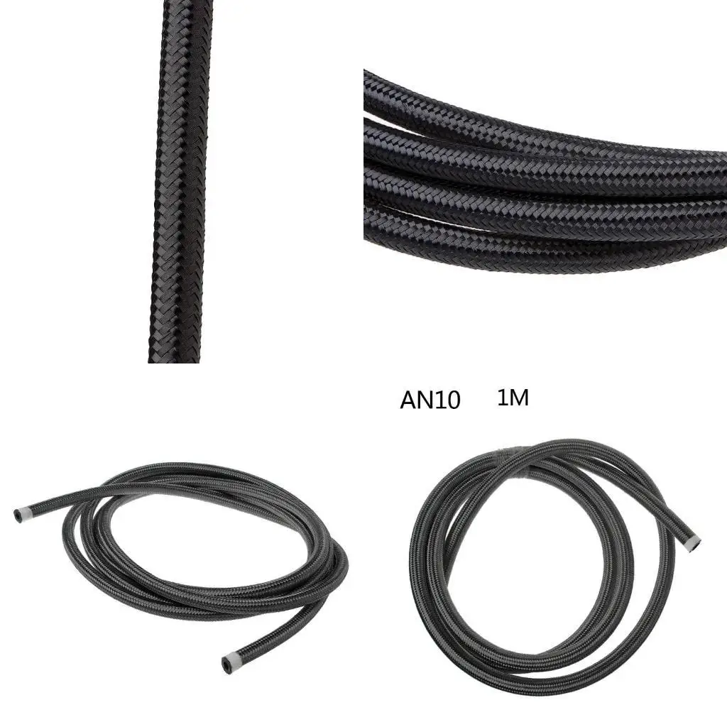 

02de an4 an6 an8 An10 Нейлоновая плетеная стальная стальная гидравлическая тормозная линия Маслоиспа