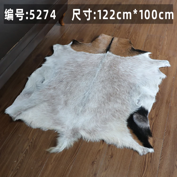 

Whole Goat Skin Rug, Retro Home Decor, Floor Mat, Sheepskin Coat Material,unique gift