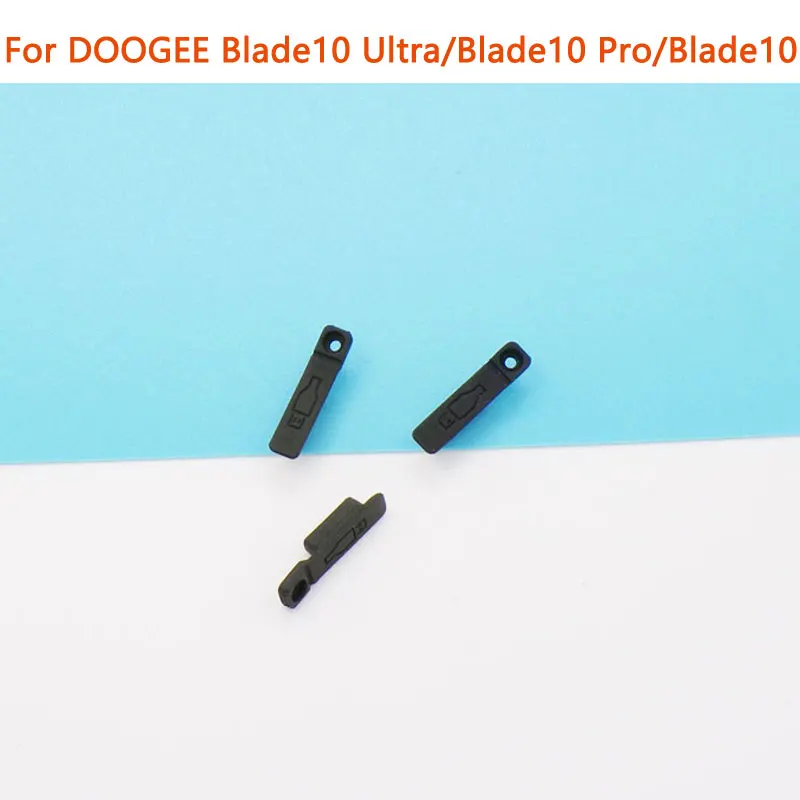 3 Pcs Original DOOGEE Blade10 Blade 10 Blade10 Ultra USB Rubber Plug Cell Phone USB Dust Plug For DOOGEE Blade 10 Pro Phone