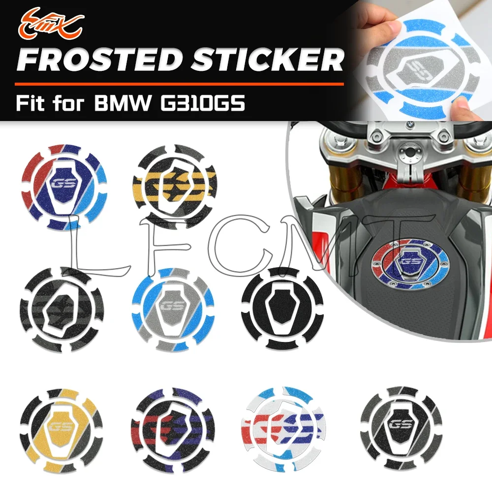 

Motorcycle Gas Fuel Tank Cap Sticker PVC Frosted Oil Tank Protector Decals Fit for BMW G310R G310 R G310GS G310 GS