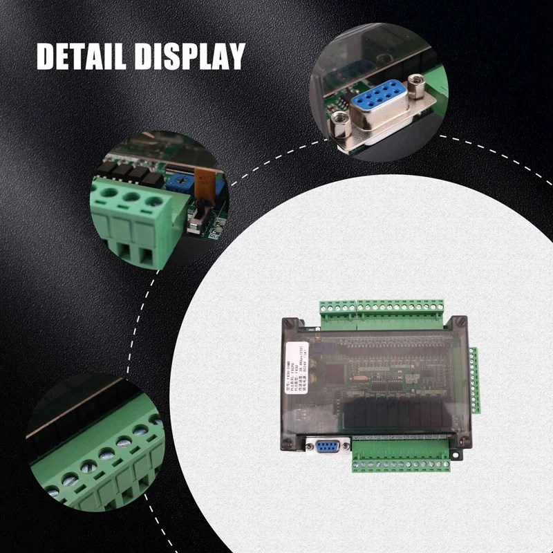 PLC Industrial Control Board FX3U-24MR High-Speed Household PLC Industrial Control Board PLC Controller Programmable-A69M