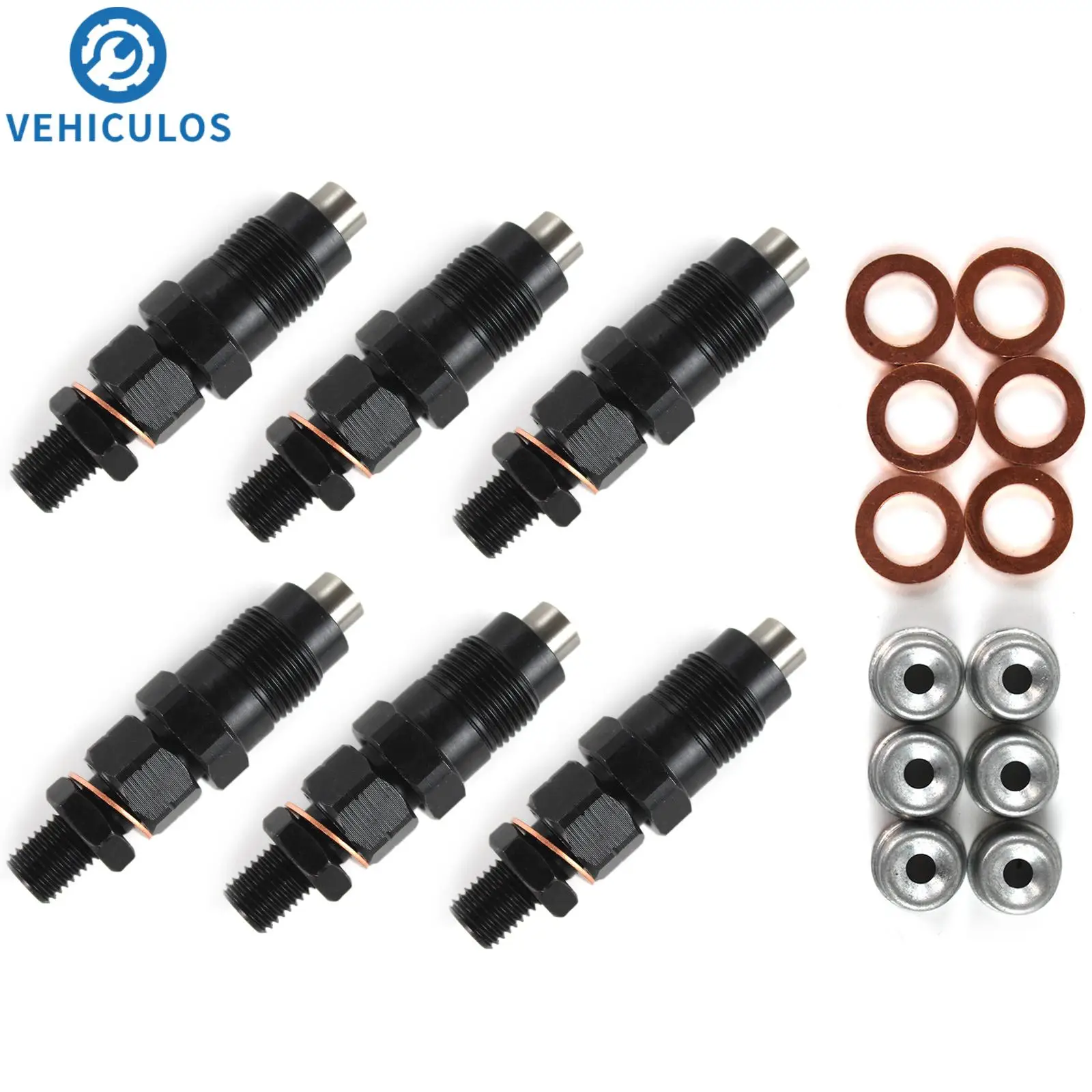 

6PCS Diesel Fuel Injector Set For Nissan Patrol GU Y61 TD42 TD42T