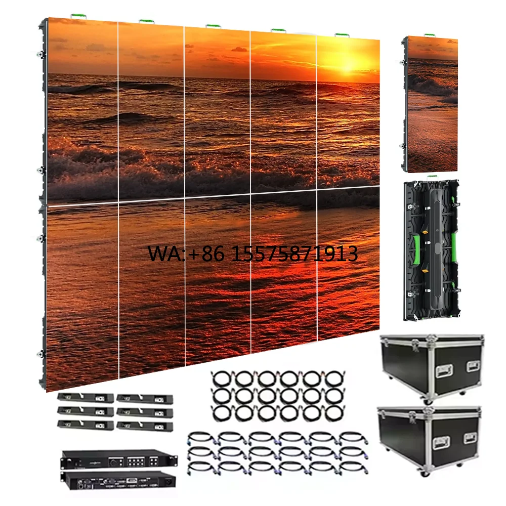 

2025 Factory Wholesale Led Hire Screen Display Design High Quality Indoor Rental Led Display