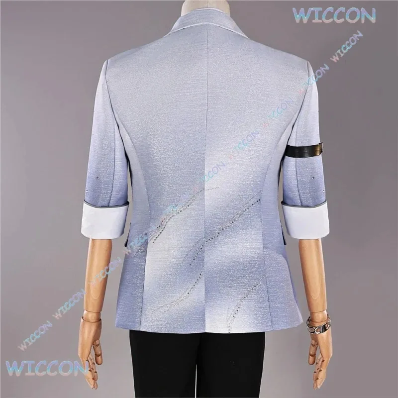 

CyMAG@Love And DeepSpace Player Mc Caleb Косплей Skyline Clouds Пальто Костюм Мужской игровой костюм с эффектом даты Костюм для пары