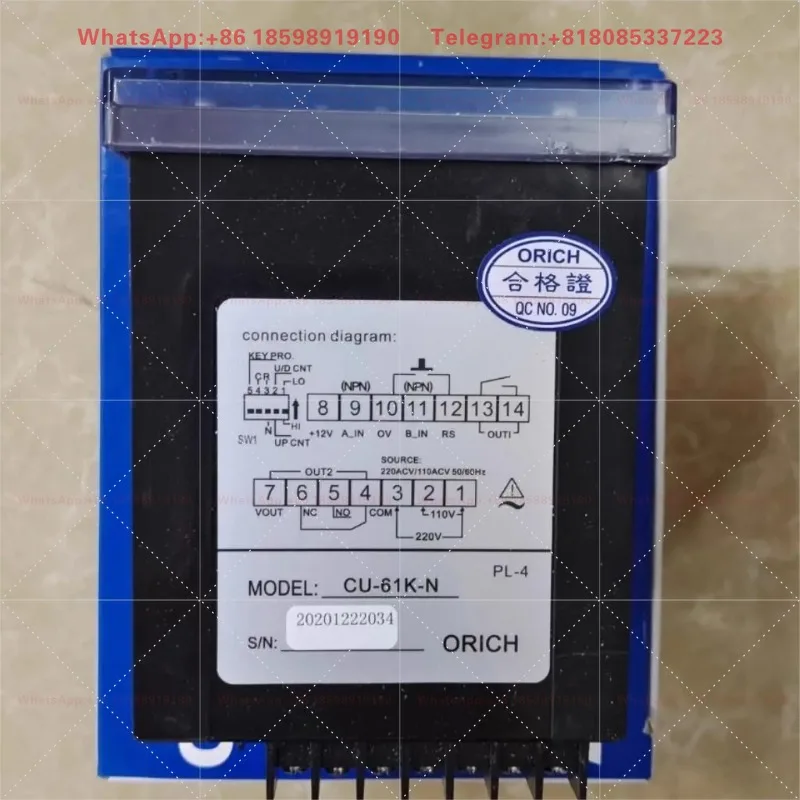 1 piece suitable for Wire drawing machine, meter speedometer, first section CU-61K-N, slitting machine, counter