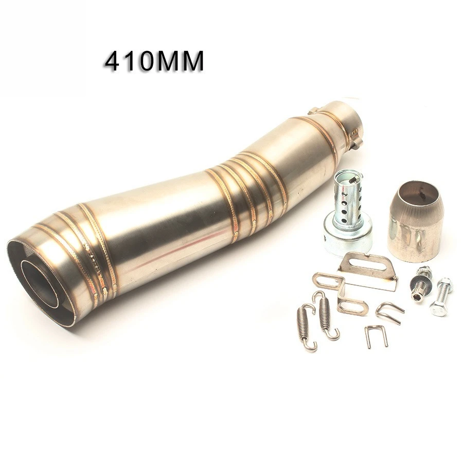 Modified motorcycle exhaust pipe mid-section GP locomotive exhaust pipe accessories