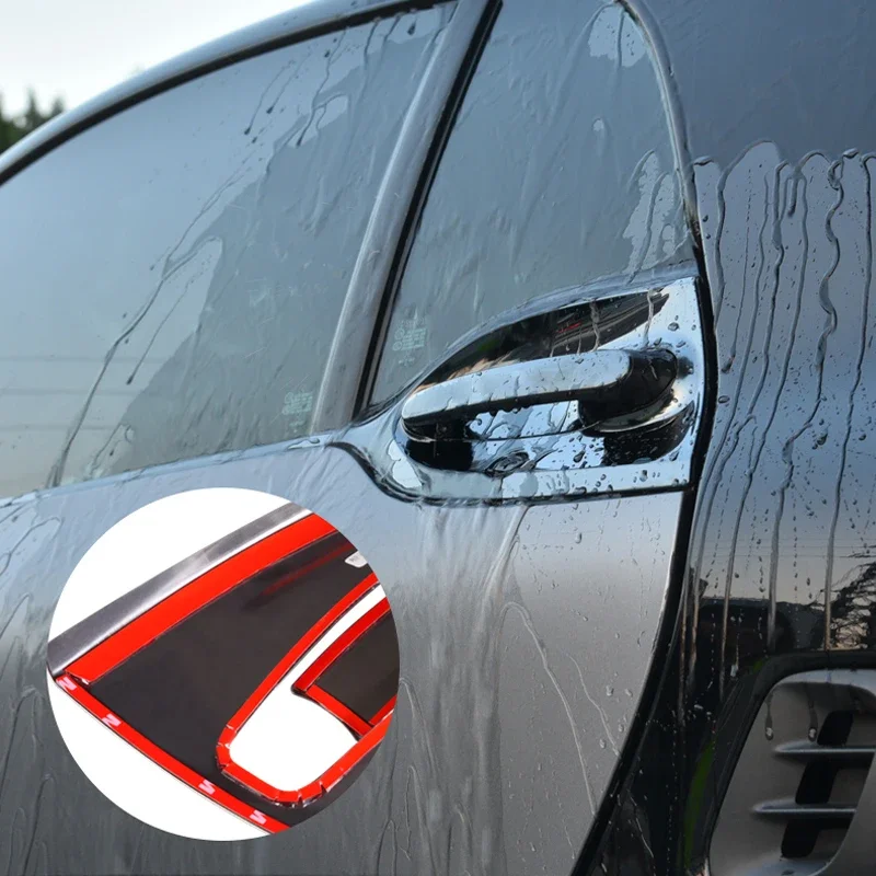 مقبض الباب الديكور غطاء وعاء الباب ملصقات ل Smart fortwo 453 2020 2019 2018 حارس الباب الوقاية اكسسوارات السيارات