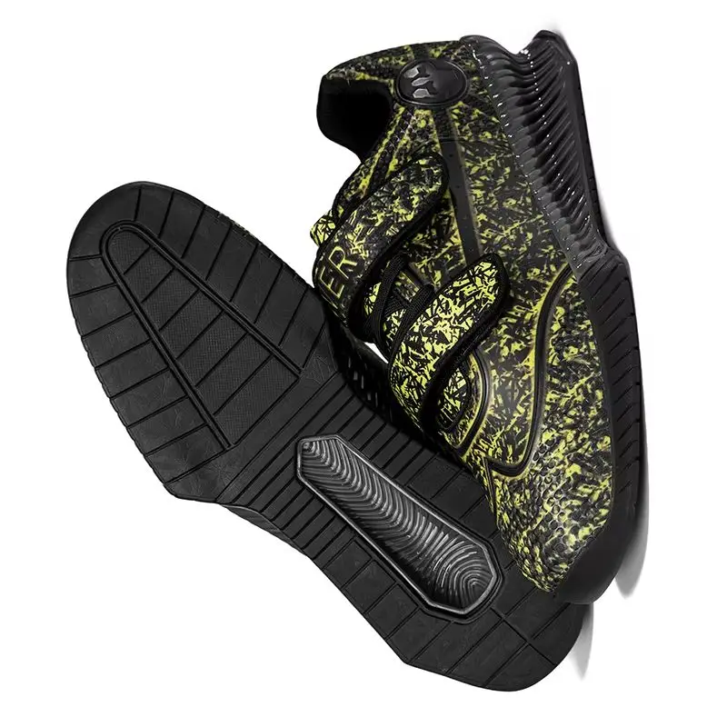 

Носимые нескользящие тренировочные туфли для тяжелой атлетики, мужские туфли на липучке для тяжелой атлетики, мужские туфли для приседаний