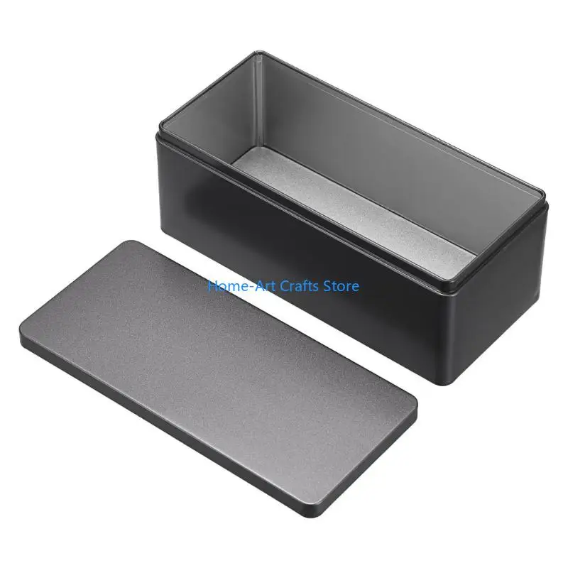 Y3NA Rustproof Tin Cash Container With Secret Compartment Concealed Safe Organiser For Home Office Travel Multipurpose Use
