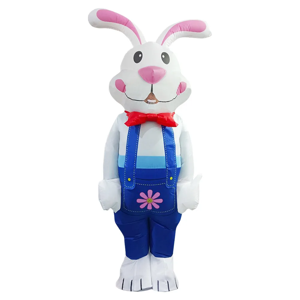 

Easter Bunny Inflatable Costumes Cartoon Bunny Doll Costumes Holiday Party Theme Activities Walking Performances Prop
