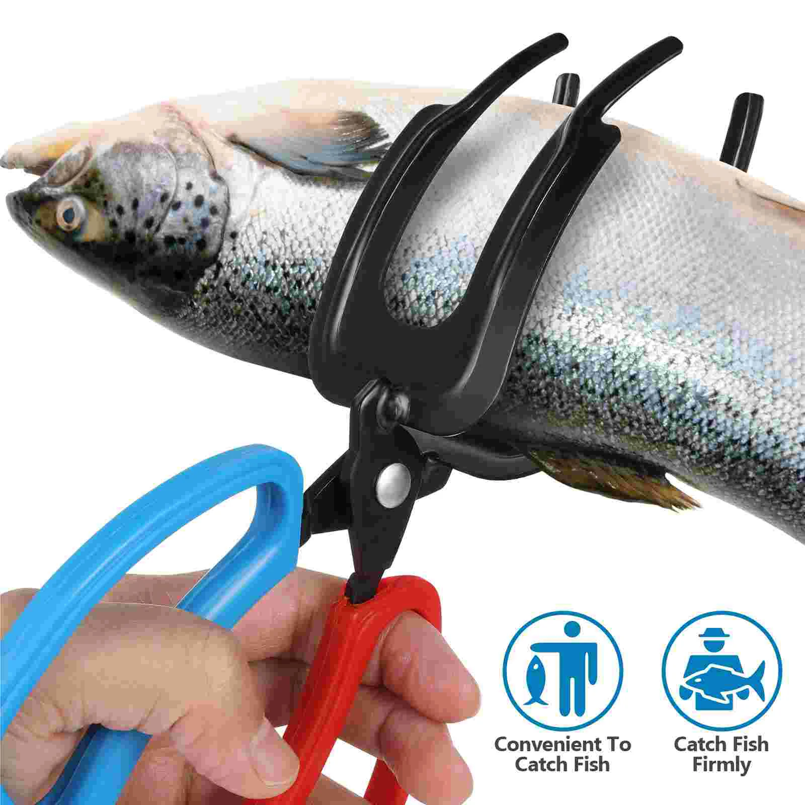 2 Pcs Mini Fish Control Device Grip Grippers Abs Pro Tools Anti-slip Fishing Pliers