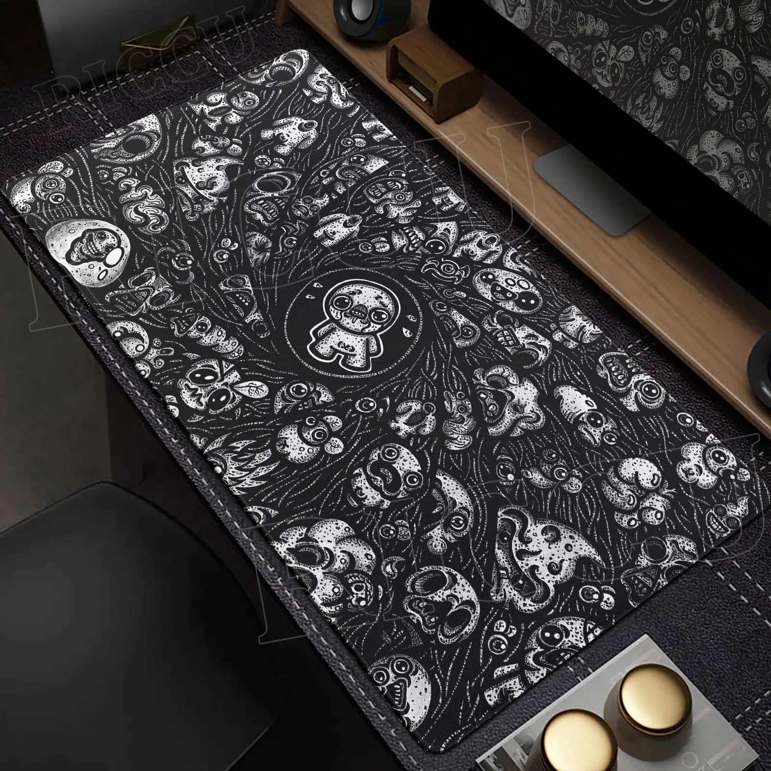 Mouse Pad Gamer Non-slip Mat The Binding Of Isaac Mausepad Pc Accessories Rubber Deskmat Gaming Keyboard Mousepad Extended Mats