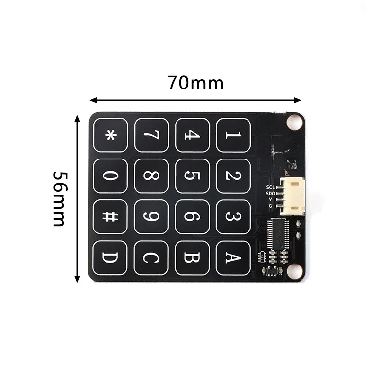 Módulo de interruptor de tecla táctil capacitiva de teclado Matrix