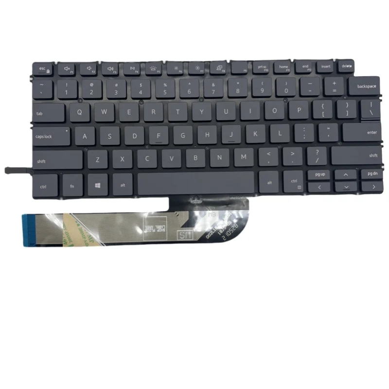Dell Inspiron13 5390 5391 7390 7391 14 5493 5498 7490 7491 5490 5494 P42E P83F Latitude 3301 3410 Backlit Keyboard BR/US Layout