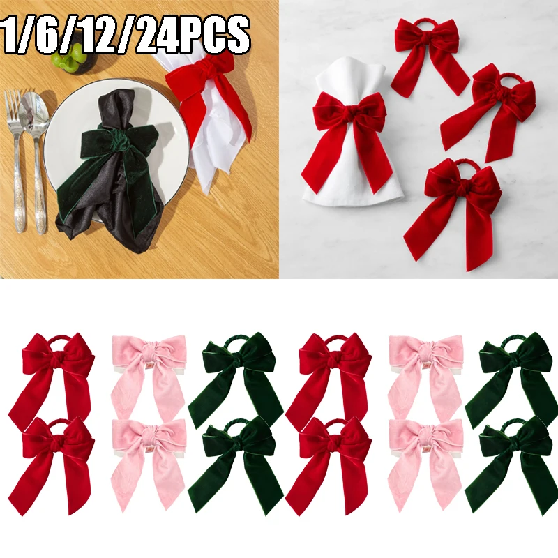 

Формальные атласные держатели для салфеток, дизайн галстука-бабочки для свадебных столов, рождественские банкетки, настройки особых случаев