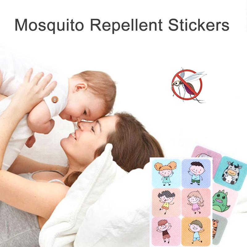 Patch repelente de mosquitos dos desenhos animados para crianças, não tóxico, anti-mosquito, 100% natural, 120 pcs, 240pcs