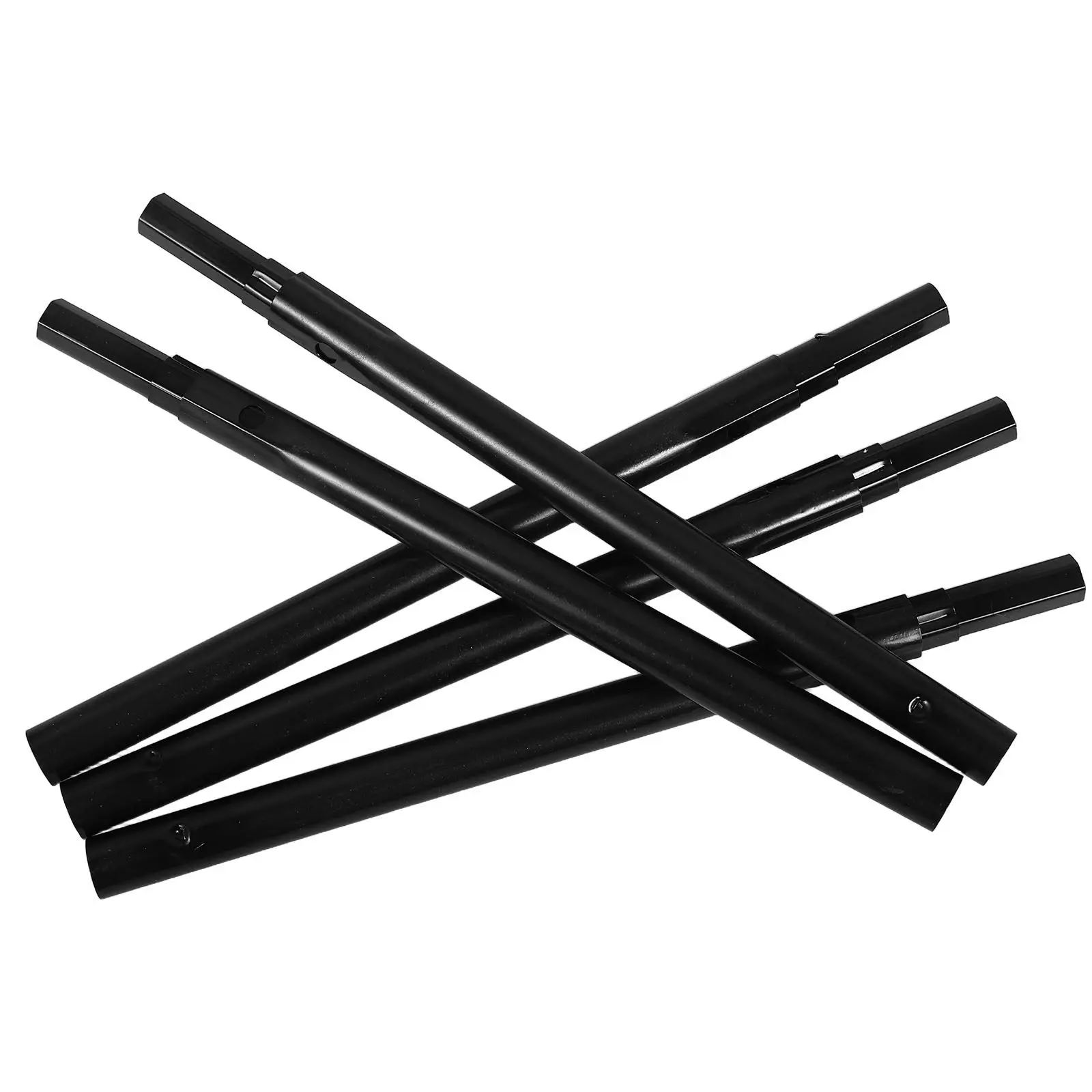 5Pcs Folding Umbrella Adjustable Center Shaft Telescoping Rod Heavy Duty Umbrella Replacement Parts Portable Travel Outdoor