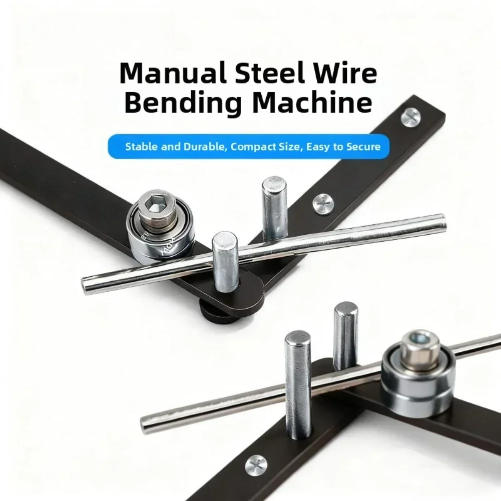 Manual Rod Bender Mini Tubing Bender Hand Bender Bending Tool For Bending 1mm To 6mm Steel Rods 10mm Aluminum Copper Rods