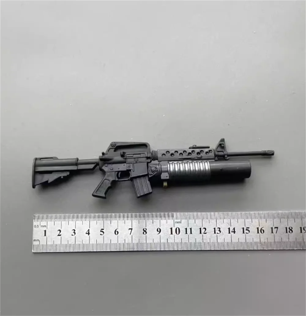 1/6 มินิไทม์ M043 ทหารสมัยใหม่ US. 101st Action Figure Mini Toys WeaponS Model M4 Clips Sling PVC วัสดุไม่ใช่ของจริงสำหรับแฟนๆ