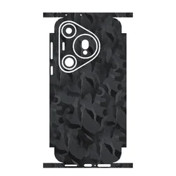 3D Camo Crocodile Snake Grain Full Body Phone Sticker For HUAWEI Pura 70 Ultra 70 Pro Plus P70 Back + Sides Decal Wrap Skin Film