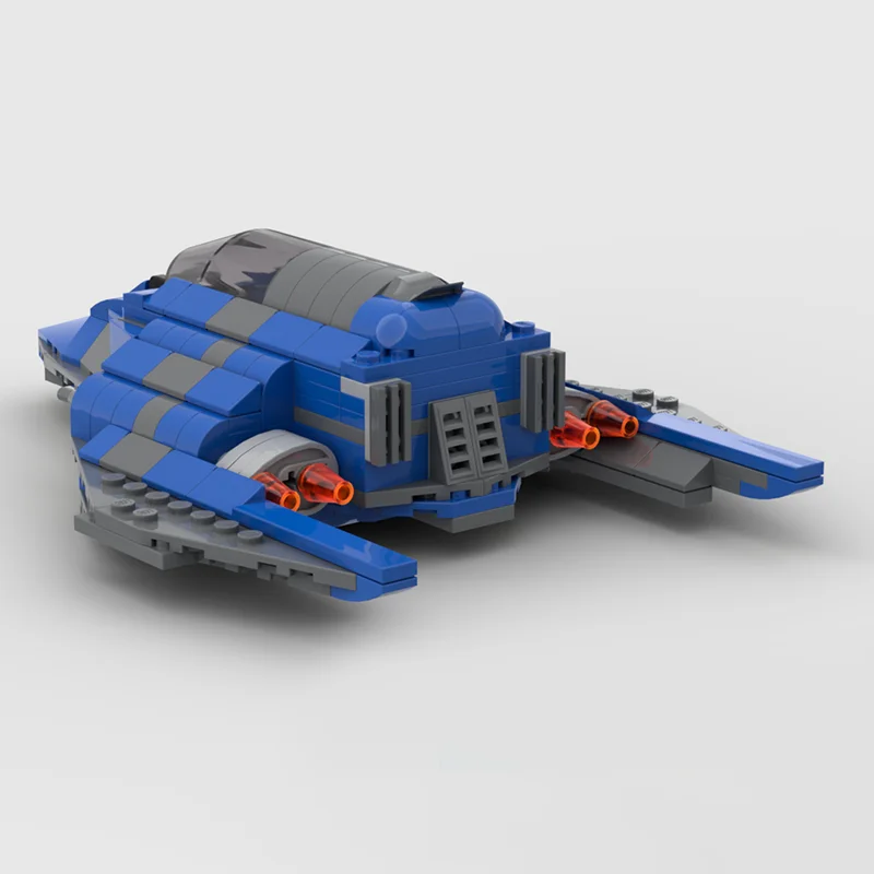 284 pçs moc supralight corp dardo interceptor estrela batalha modelo blocos de construção construção presentes natal brinquedo tijolo crianças