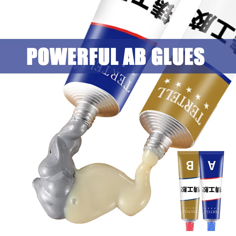 AB Metal Repair Glue Strong Heat Resistant Casting Glue Cold Weld Adhesive Agent Magic Welding Glue for Metal Casting Defect