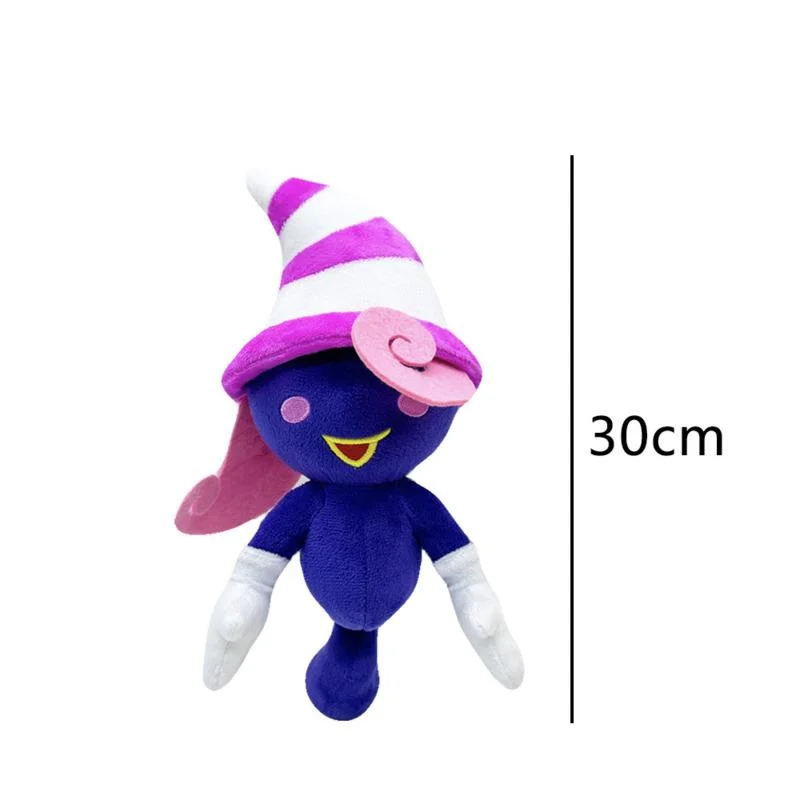 New Fun Hat Purple Paper Plush Doll 30cm Cartoon Anime Plush Toys Soft Pillow Room Decor Doll Gift For Boys Girls