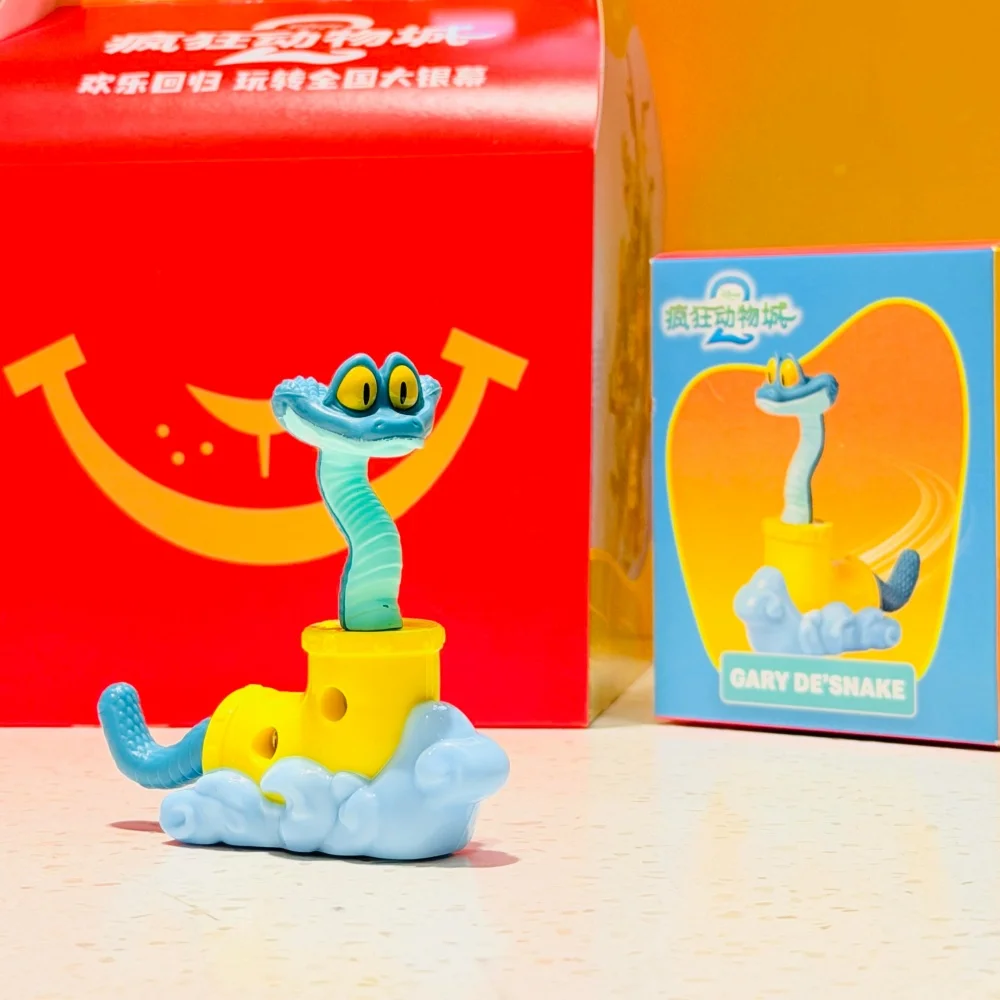 2025 زوتوبيا 2 ماكدونالدز ألعاب الوجبات السعيدة نيك جودي فلاش غاري نيبلز باوبرت الشكل تحصيل لعبة سطح المكتب الديكور الهدايا #6