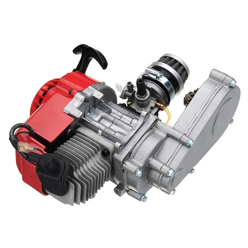 

49CC Two-Stroke Pull Start Engine Motor for Scooter ATV Buggy 4-Wheel Quad Pit Pocket Bike Cross Bicycle Mini Dirtbike Motorbike