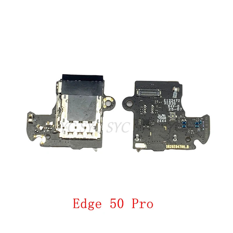 موصل كابل مرن للوحة قارئ بطاقات SIM لأجزاء إصلاح قارئ بطاقات Sim Motorola Edge 50 Pro Edge 50 Ultra #2