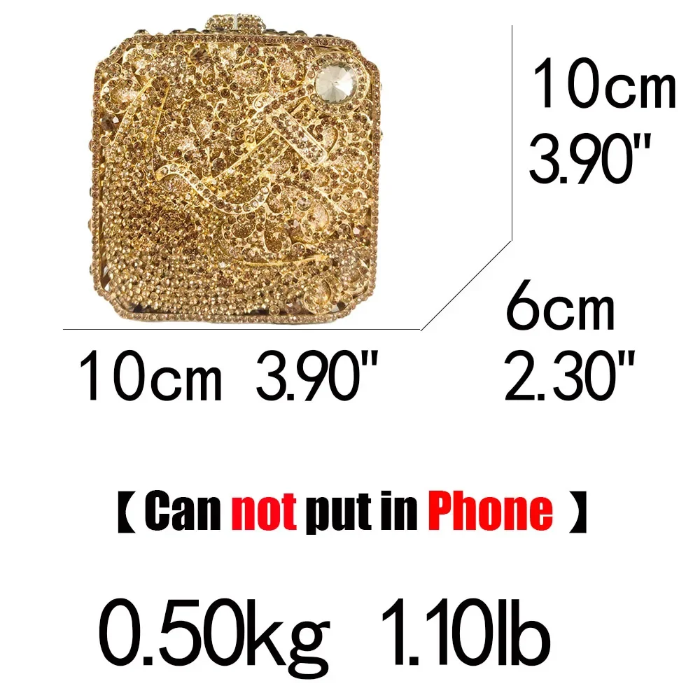 Boutique De FGG Novelty Anchor Women Box Clutch Crystal Evening Bags Bridal Wedding Dinner Minaudiere Rhinestone Handbags Purses
