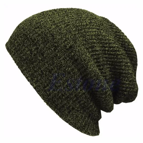 Unisex Knit Baggy Beanie Winter Hat Outdoor Skiing Slouchy Chic Knitted Cap winter hats for women  hats for men