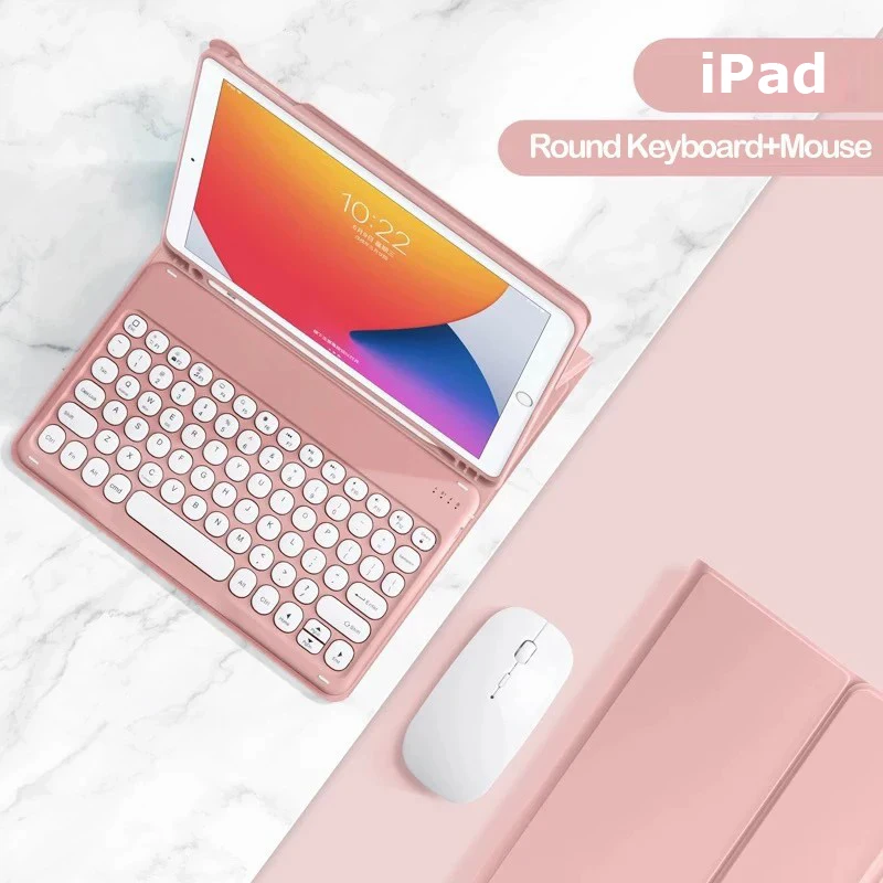 

Перезаряжаемая клавиатура для iPad Air 3 11th Air 5 6 Air 4 pro 11, складной чехол-подставка для iPad Air 3 10,5 10,2, защитный чехол