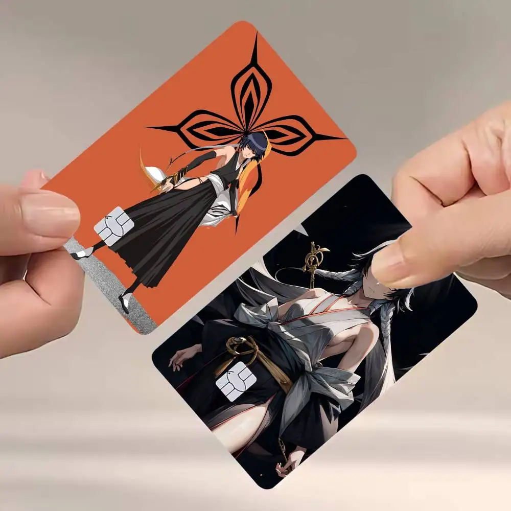 Bleach Anime 4pcs 1Set Film Skin for Debit Credit Bank Visa Card Decal Cover