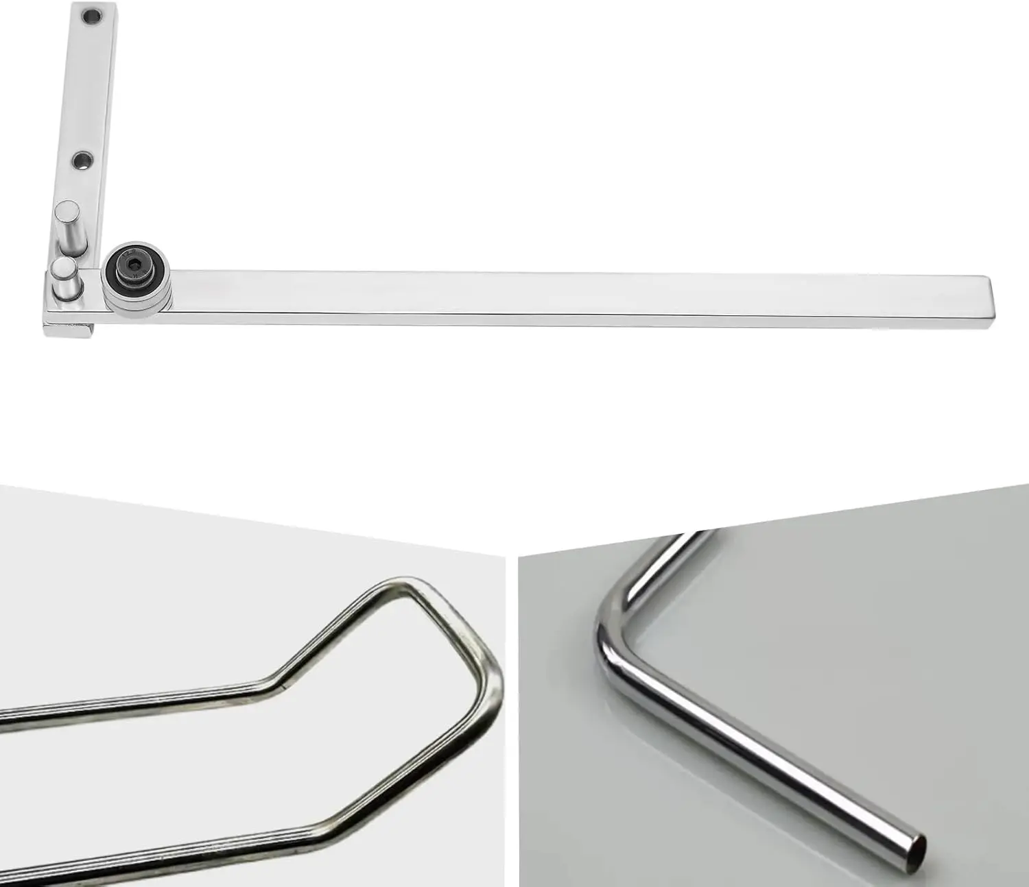 Manual Rod Bender   Bender,Maximum Bendable Diameter 8mm Hand Rebar Bender Desktop Workbench Bending Tool for Bending of 1/4" Pi