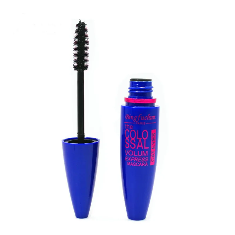 InjFiber-Mascara 4D waterproof 3D pour extension de cils, rimmel, noir, optique, allongement des cils, cosmétique