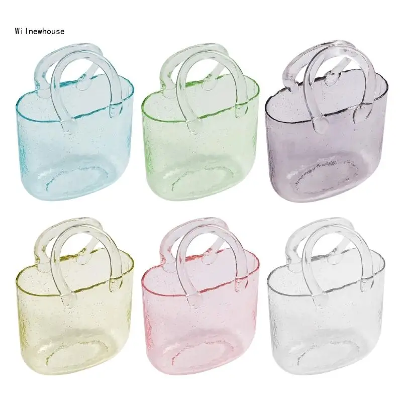 

Clear Glass Vase Fish Organization Accessory Household Container for New Year Party Decoration Gift Supplies Dropship