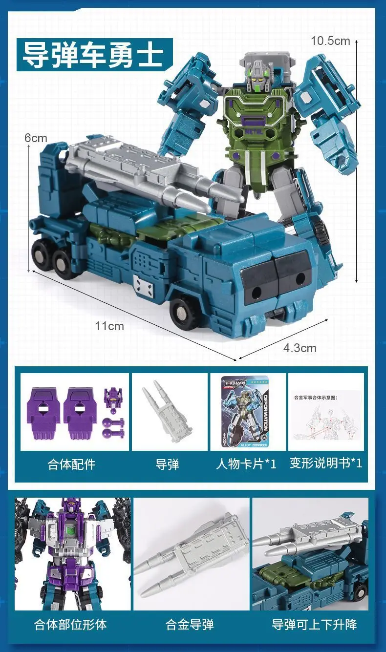 Transformation New Design 5 IN 1 Bruticus Figure