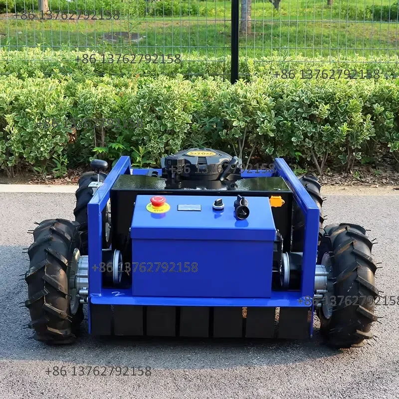 【2026】 AIWEIYA Self-Propelled Petrol Lawn Mower with Flail Cutting 4-Stroke Engine 225CC Mulching Grass Disposal 5km/h