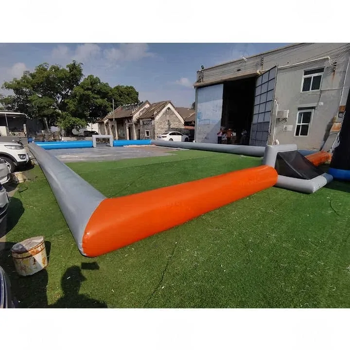 

Factory Price Portable Sport Soccer Field Outdoor Airtight PVC 15x10m 3v3 Inflatable Football Pitch for Streetpromote sales