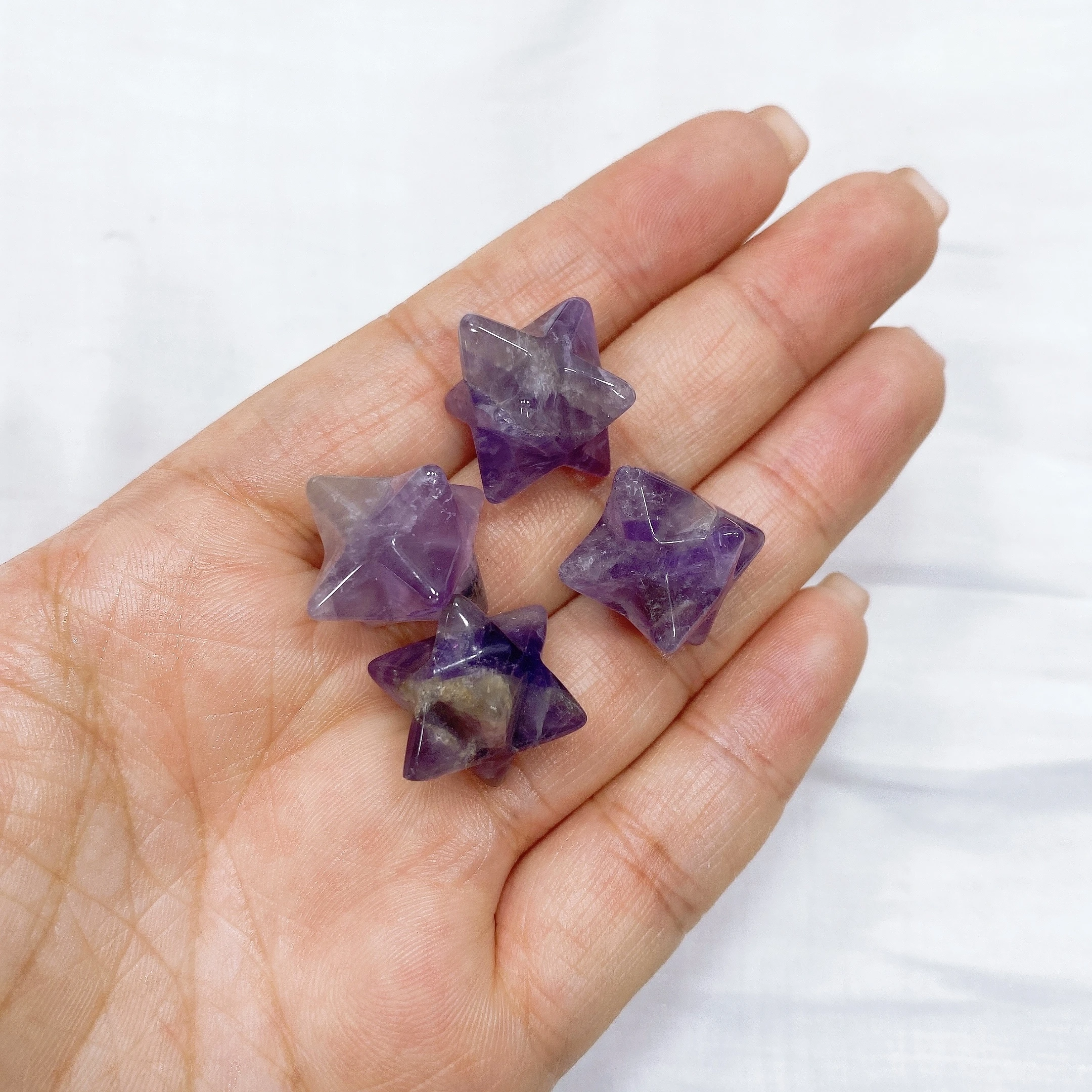 Crystal Merkaba Star Natural Chakra Quartz Stone Wiccan Reiki Healing Energy Gem Mineral Home Decor Gift Wholesale