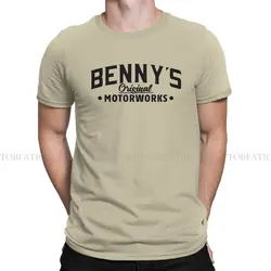 GTA Game Benny oryginalna 100% bawełniana koszulka Vintage Grunge męski t-shirt z okrągłym dekoltem Streetwear